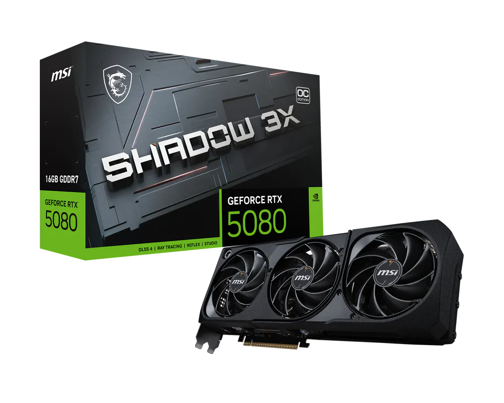 MSI GeForce RTX 5080 16G SHADOW 3X OC